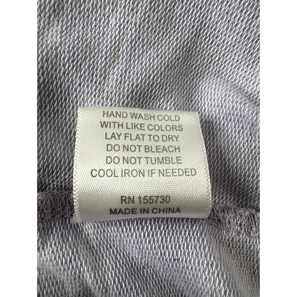 Jane and Delaney Womens Purple French Terry Short Sleeve Hoodie Sz 2X Cozystyle - Picture 7 of 10